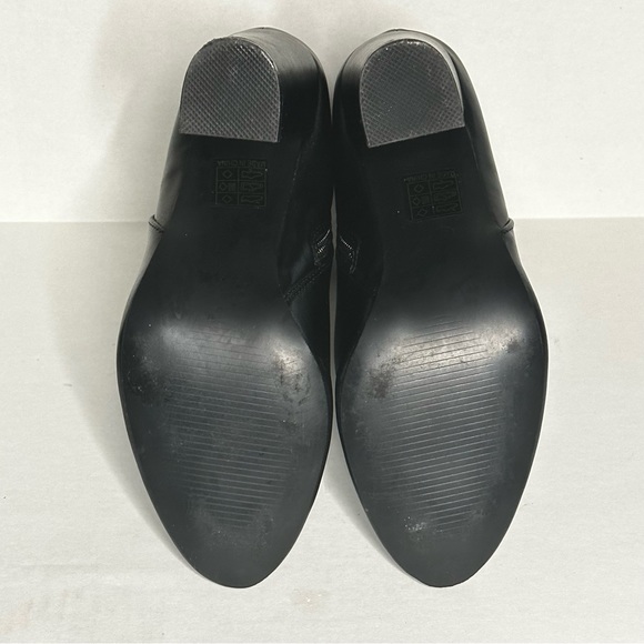 Miss Lola Chunky Block Heel Ankle Boots Black Women’s Size 7.5 - Picture 8 of 13